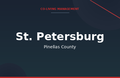 Co-living property management in St. Petersburg, Pinellas County