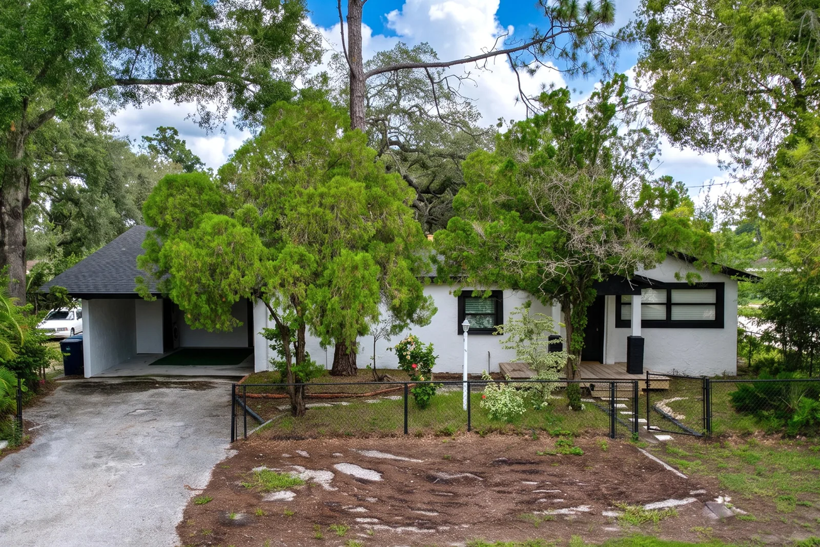 Single-family home with a carport in an Avenir-managed co-living property